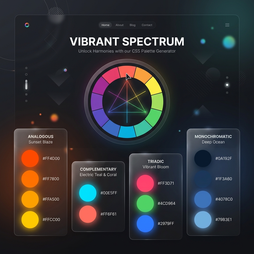 Color Palette Generator: Build Harmonious Color Schemes From a Single Color