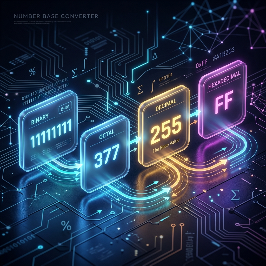 Number Base Converter: Convert Between Binary, Octal, Decimal, and Hex